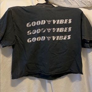 Good vibes crop top